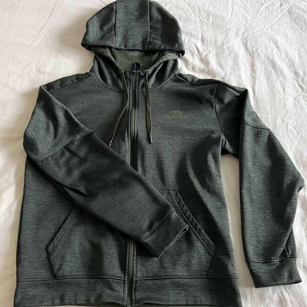 Adidas Zipper Hoodie (Green)